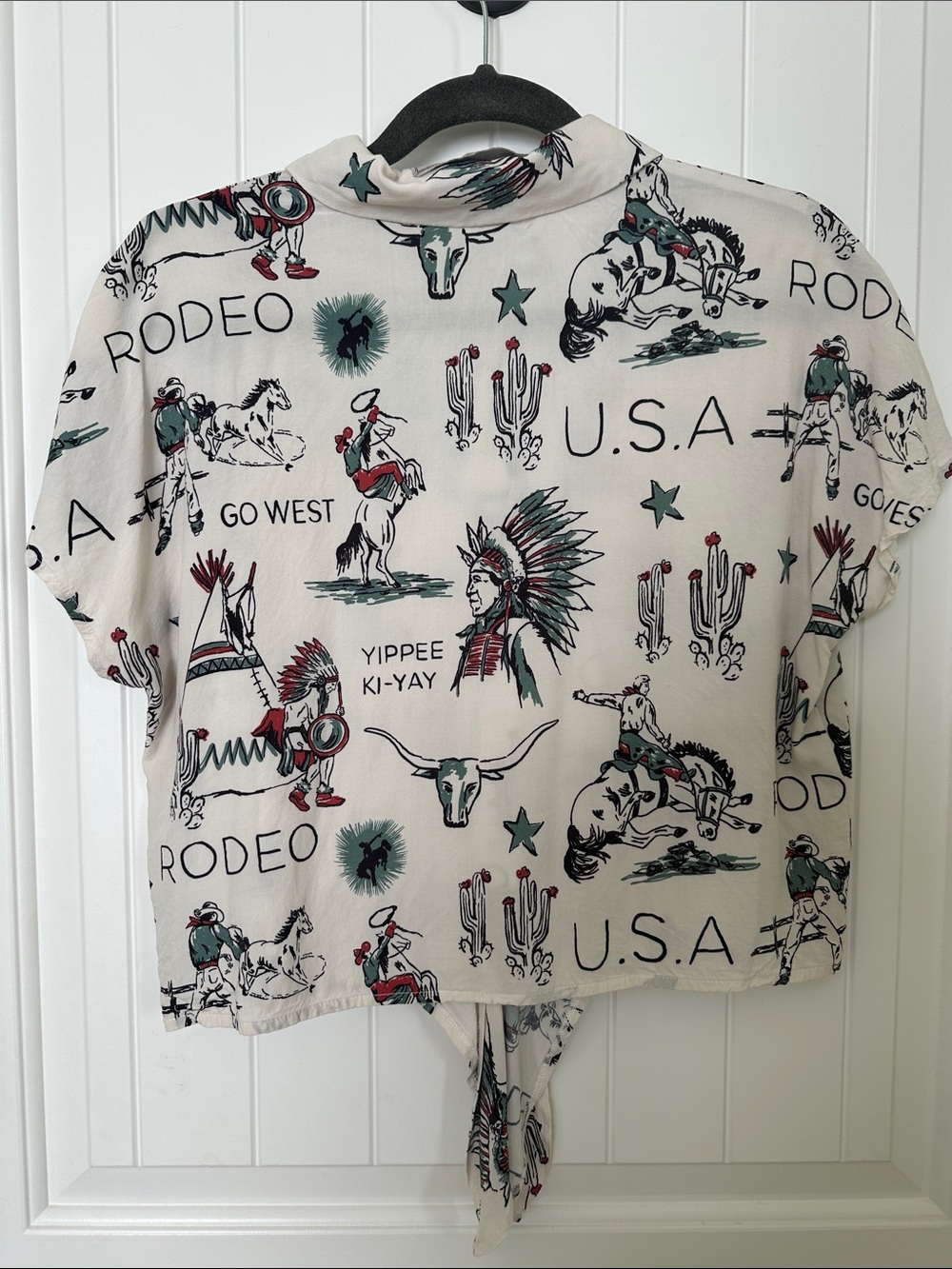 Double D Ranch Pearl Snap Rodeo Shirt Size-M - Picture 5 of 5